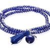 Joyer A Veracruz | Pulsera Zen Lapislazuli Plata Ley Cristal Facetado