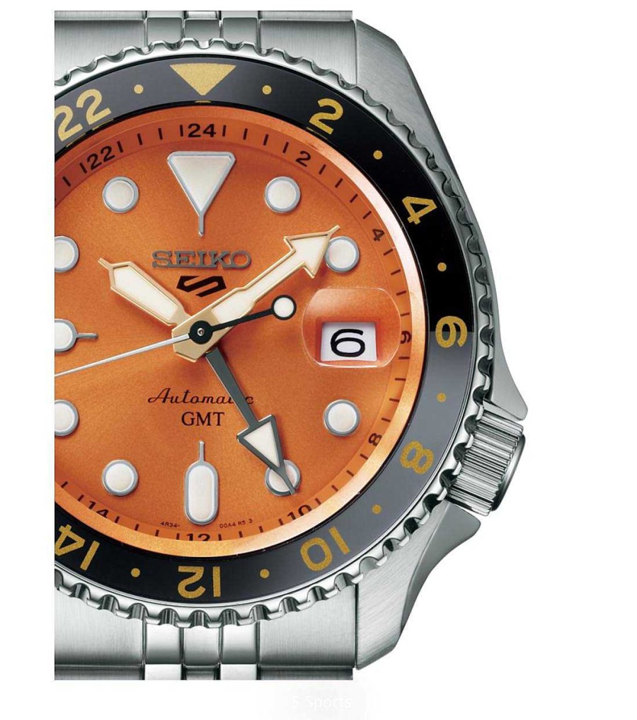 Relojes SEIKO | Seiko 5 Sports Gmt Orange