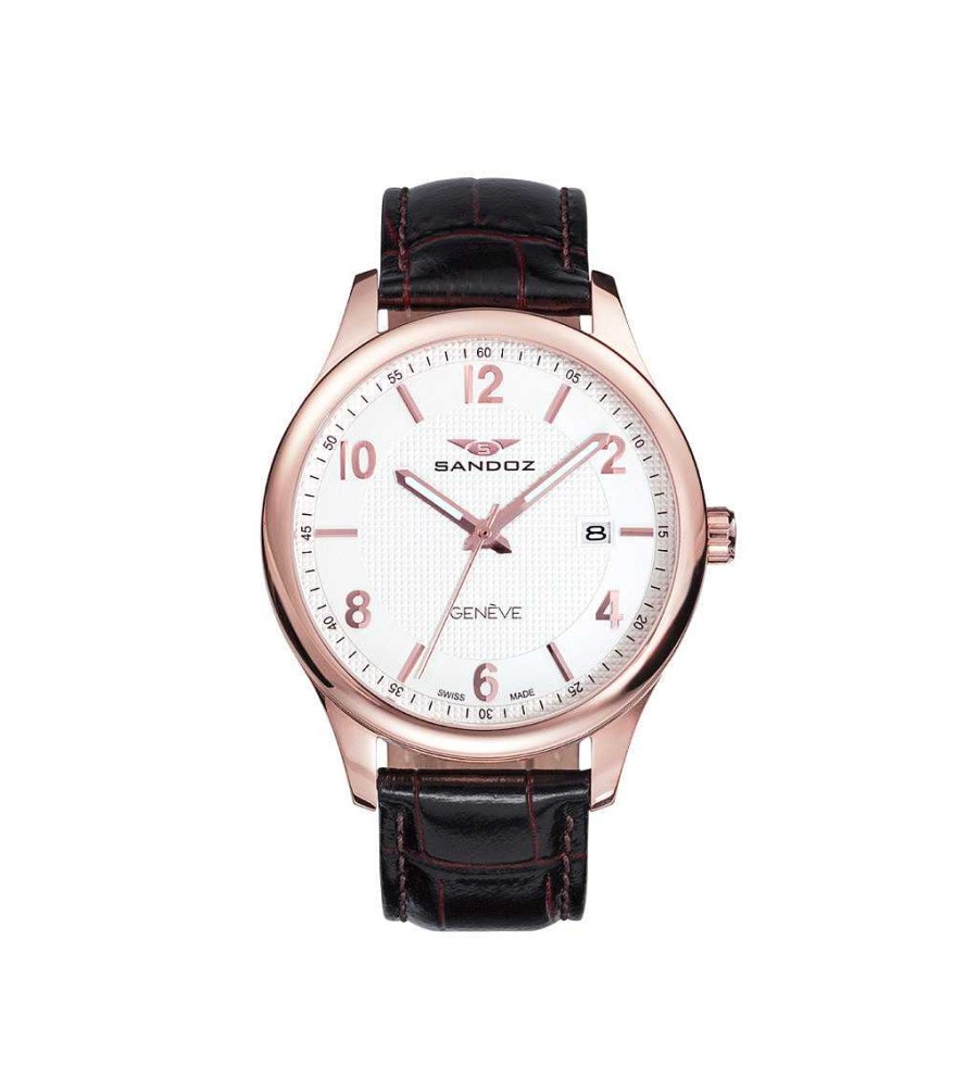 Relojes SANDOZ | Sandoz Acero Ip Rose Correa