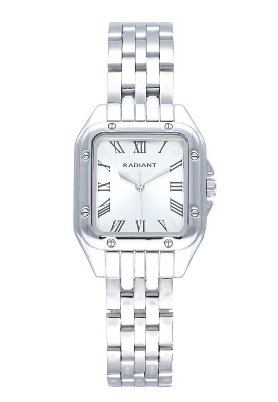 Relojes Radiant | Radiant Bahamas 28Mm White Dial Ss Bracelet