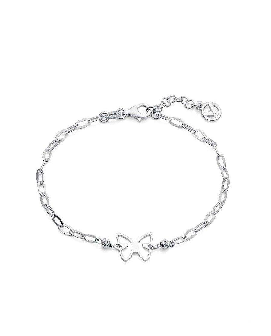 Joyer A Viceroy Jewels | Pulsera Viceroy Jewels Plata De Ley-Mariposa