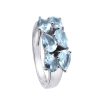 Joyer A Duran Exquse | Anillo Duran Excuse Capri Plata Y Topacio