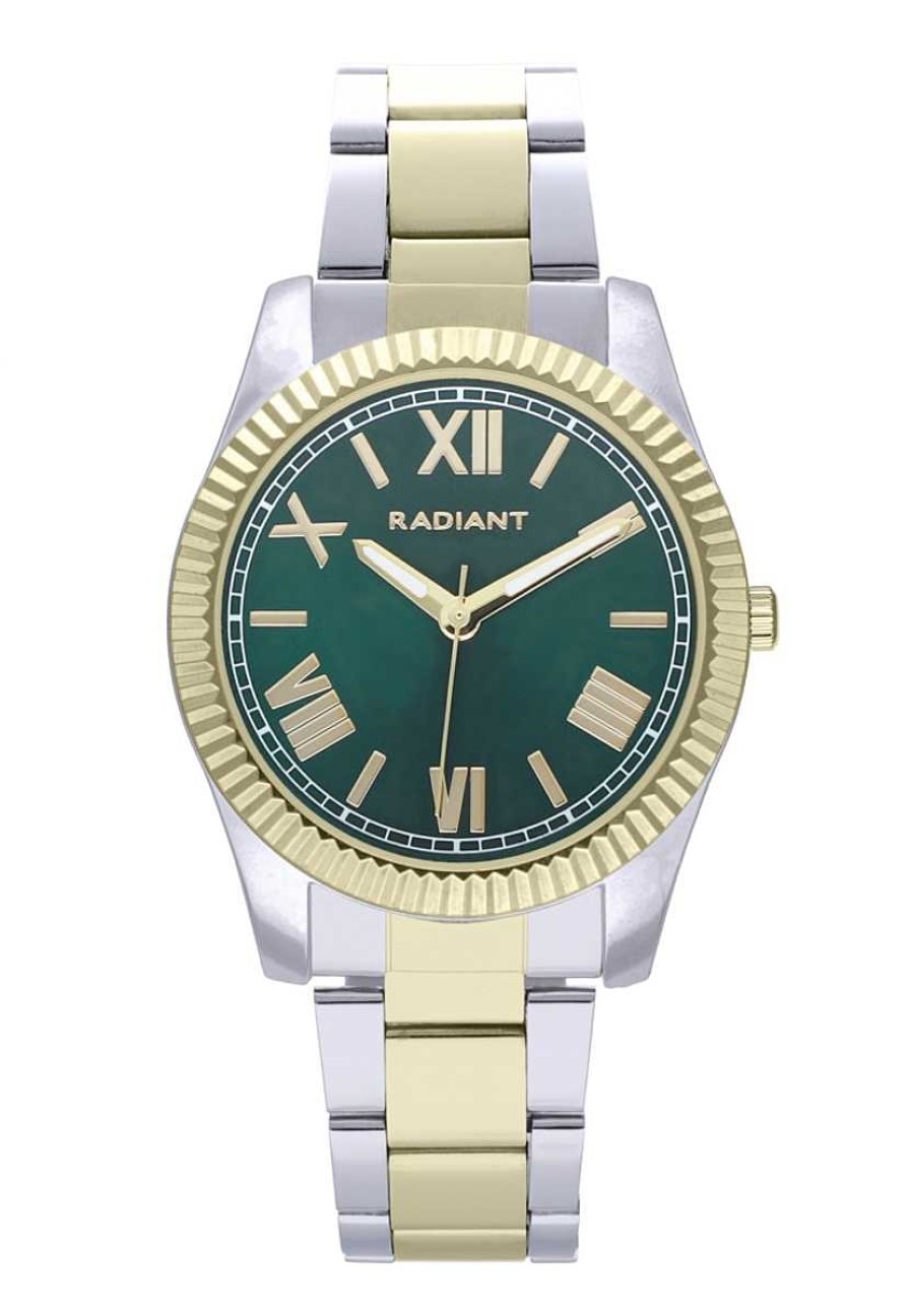 Relojes Radiant | Radiant Sirene 37Mm Green Dial Bitone Ipg