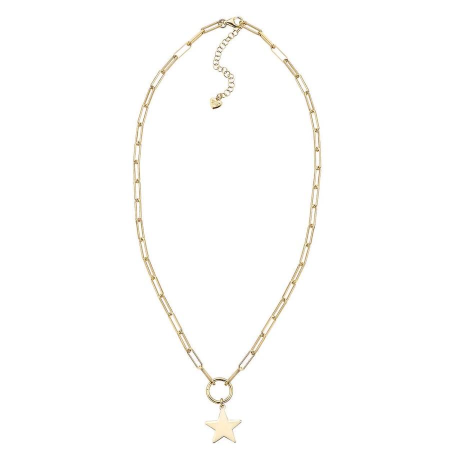 Joyer A Duran Exquse | Collar Duran Excuse Iconos Estrella Plata Ip Gold