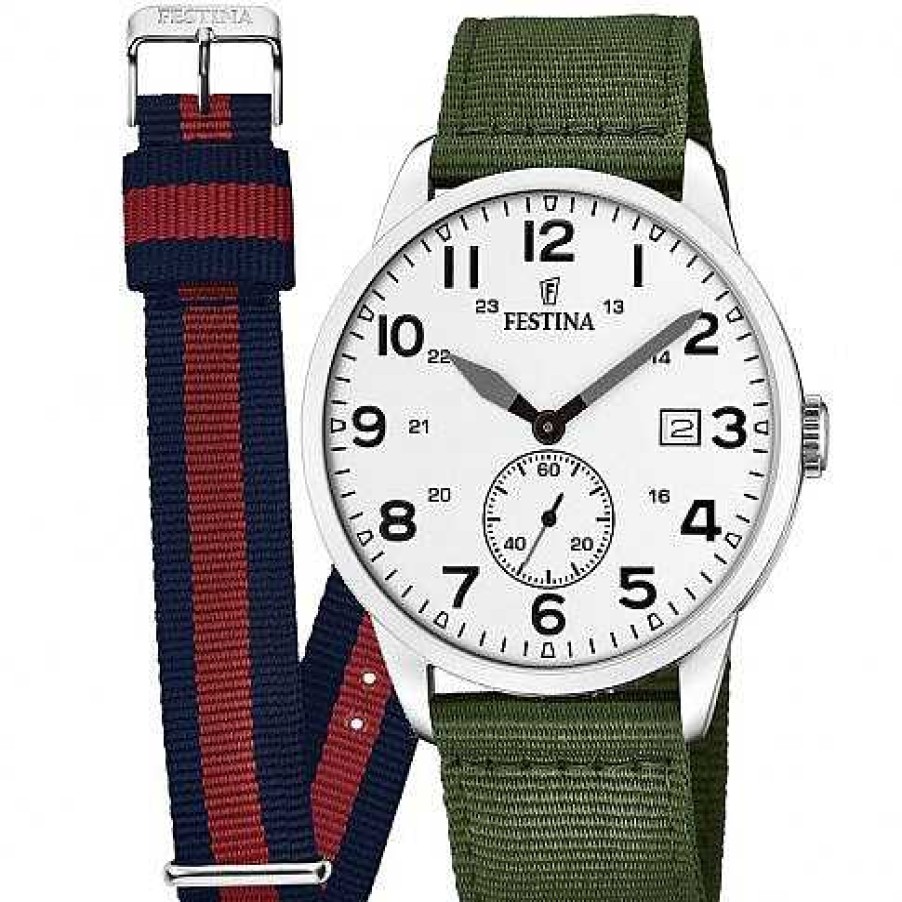 Relojes FESTINA | Festina Retro Small Second Correa Regalo