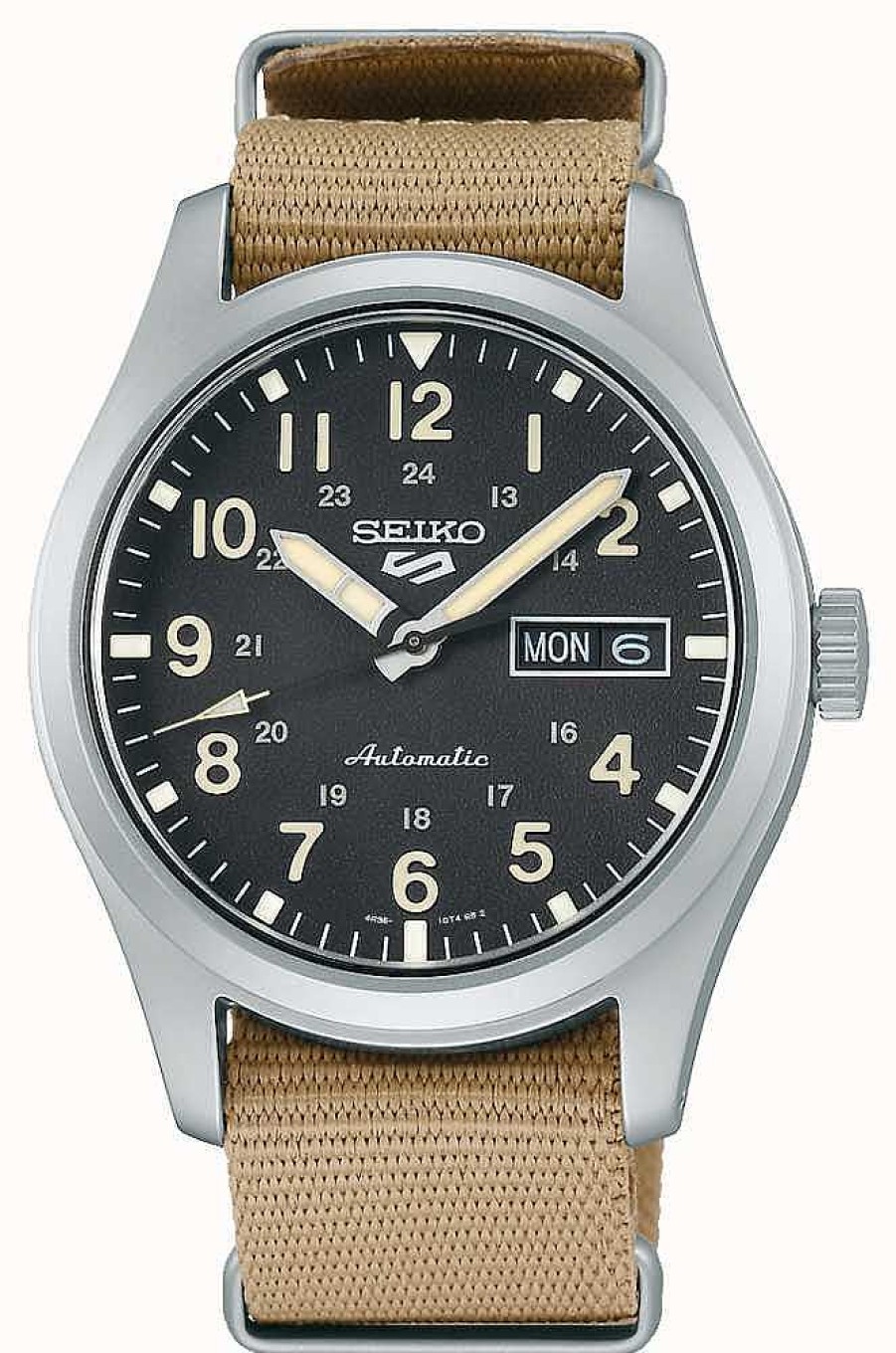 Relojes SEIKO | Seiko 5 Sports Field Military Sports Crema/Nylon