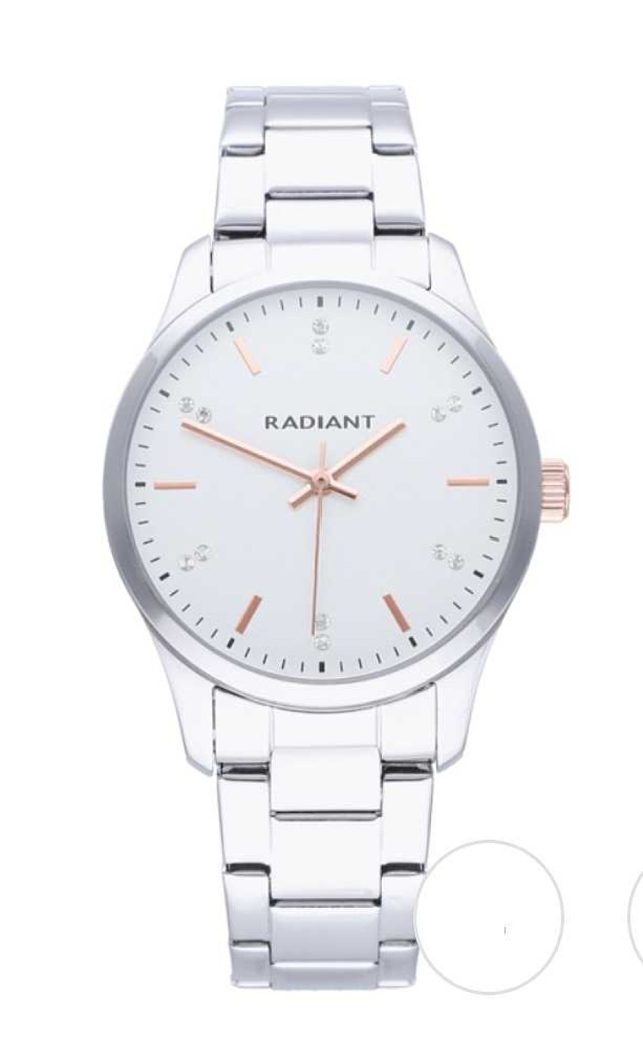 Relojes Radiant | Radiant Saona 36Mm Ss Iprg Indexes Ss Bracelet