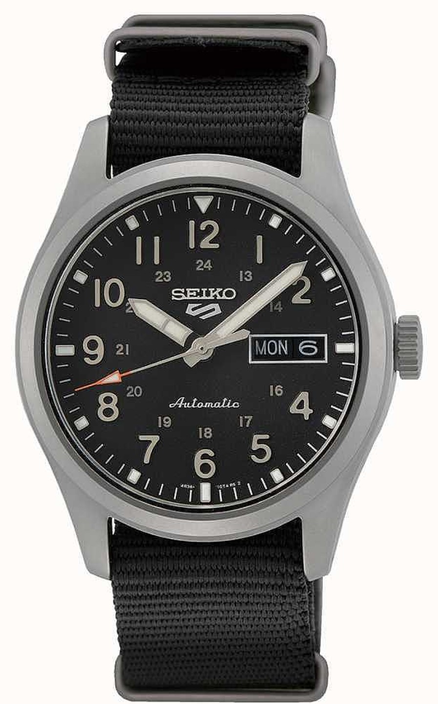 Relojes SEIKO | Seiko 5 Sports Field Military Negro/Nylon