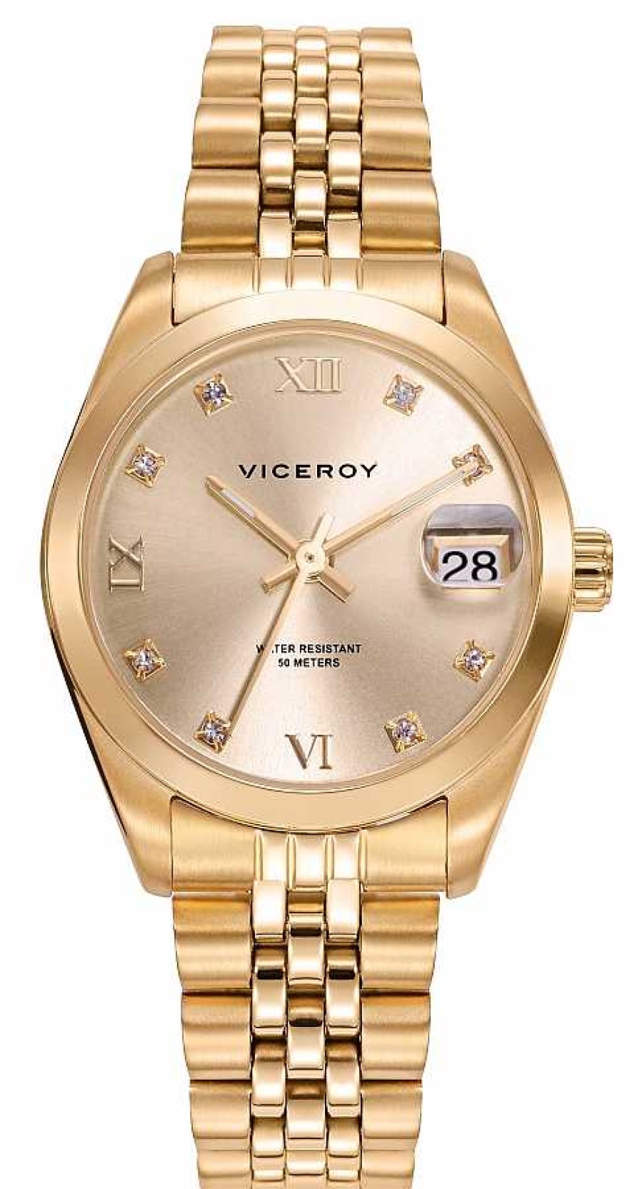 Relojes VICEROY | Viceroy Chic Acero Ip Dorado Circonitas