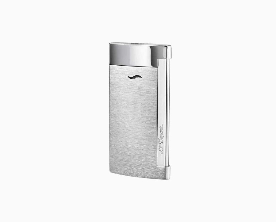 Complementos S.T. Dupont | Dupont Encendedor Slim 7 Brushed Chrome