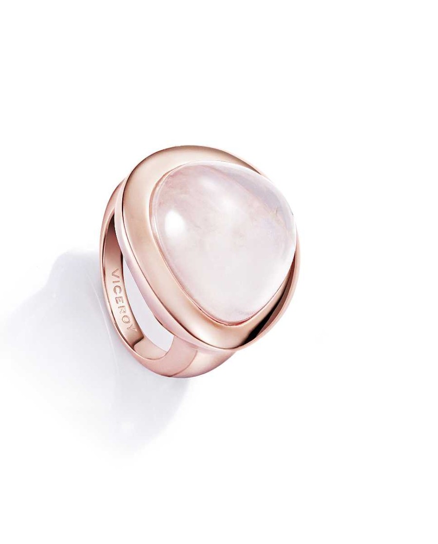 Joyer A Viceroy Jewels | Anillo Viceroy Jewels Plata/Cuarzo Rosa