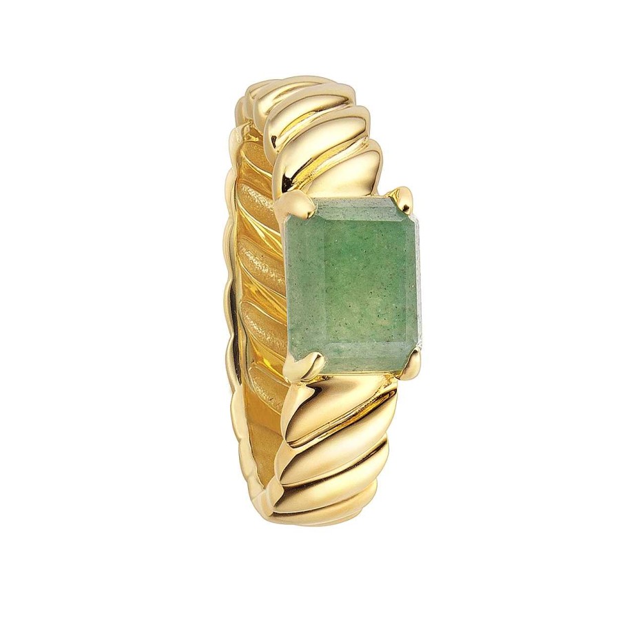 Joyer A Duran Exquse | Anillo Duran Excuse Minerva Plata Ley-Aventurina