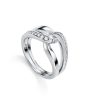 Joyer A Viceroy Jewels | Viceroy Anillo Plata Nudo Con Circonitas