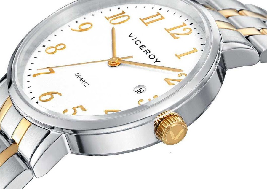 Relojes VICEROY | Viceroy Acero Bicolor Pvd Gold Brazalete