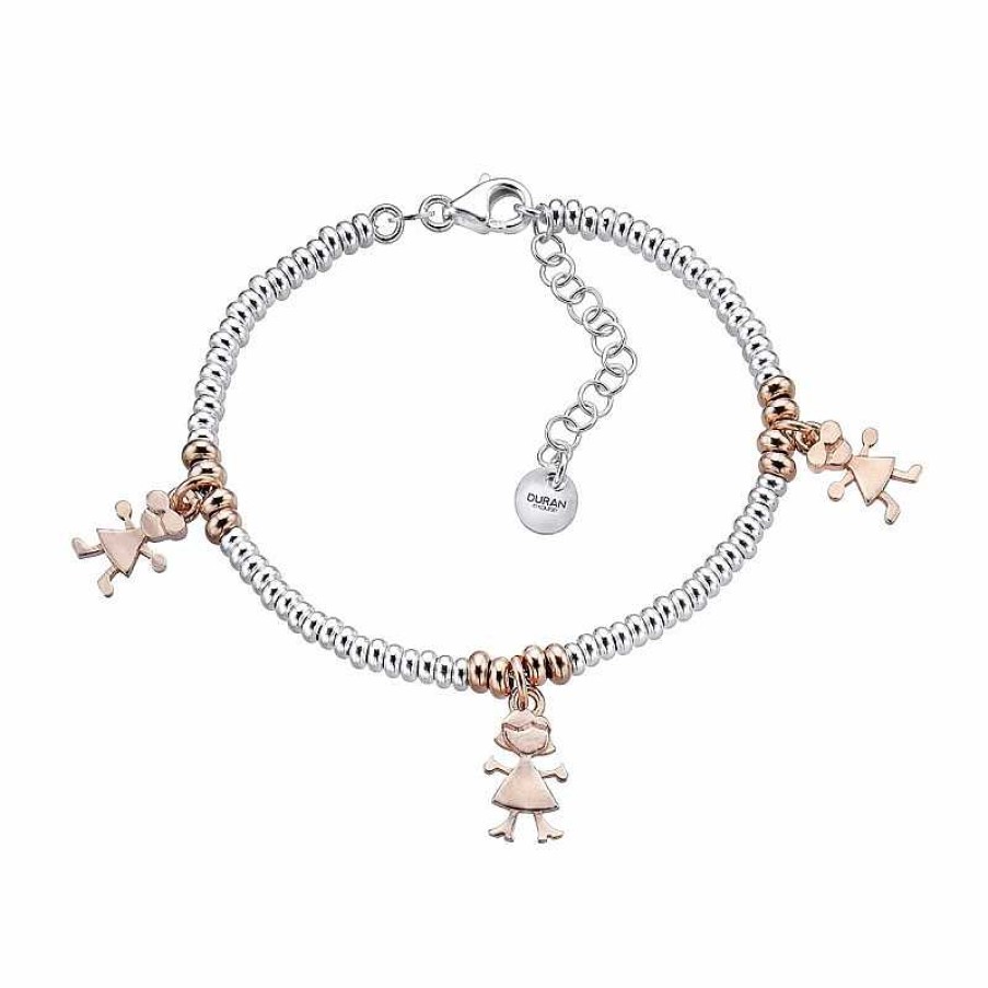 Joyer A Duran Exquse | Pulsera Duran Excuse Family Mama-Ni A-Ni A Plata Ley