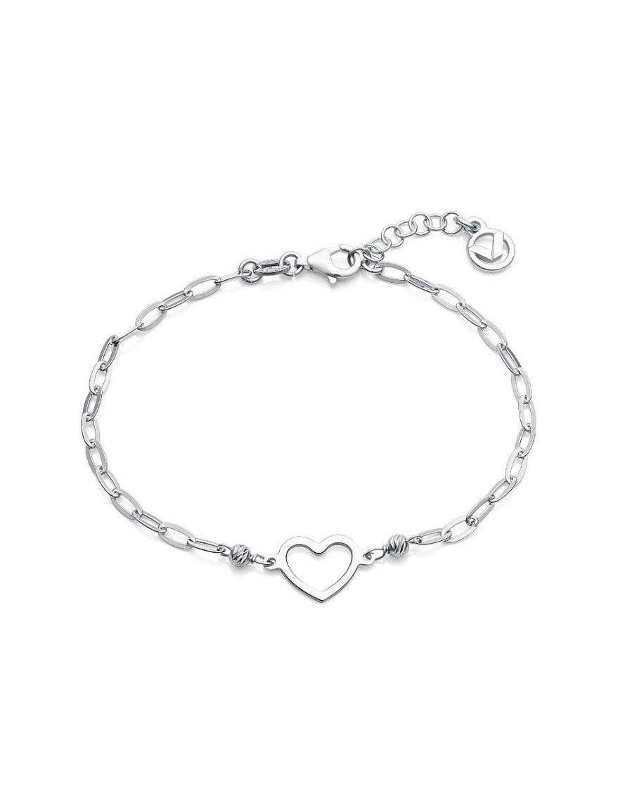 Joyer A Viceroy Jewels | Pulsera Viceroy Jewels Plata De Ley -Corazon