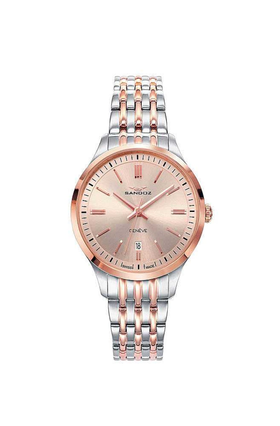 Relojes SANDOZ | Sandoz Elegant Acero Ip Rosa Brazalete