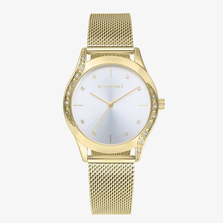 Relojes Radiant | Radiant Tigy 37Mm Ss Ipg Gold