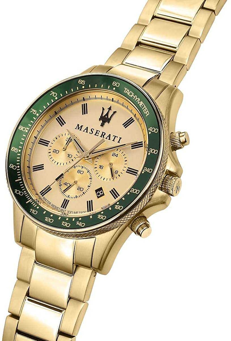 Relojes Maserati | Maserati Sfida Crono Gold/Green