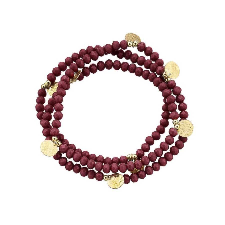 Joyer A Duran Exquse | Pulsera Duran Excuse Pompidou Burgundy