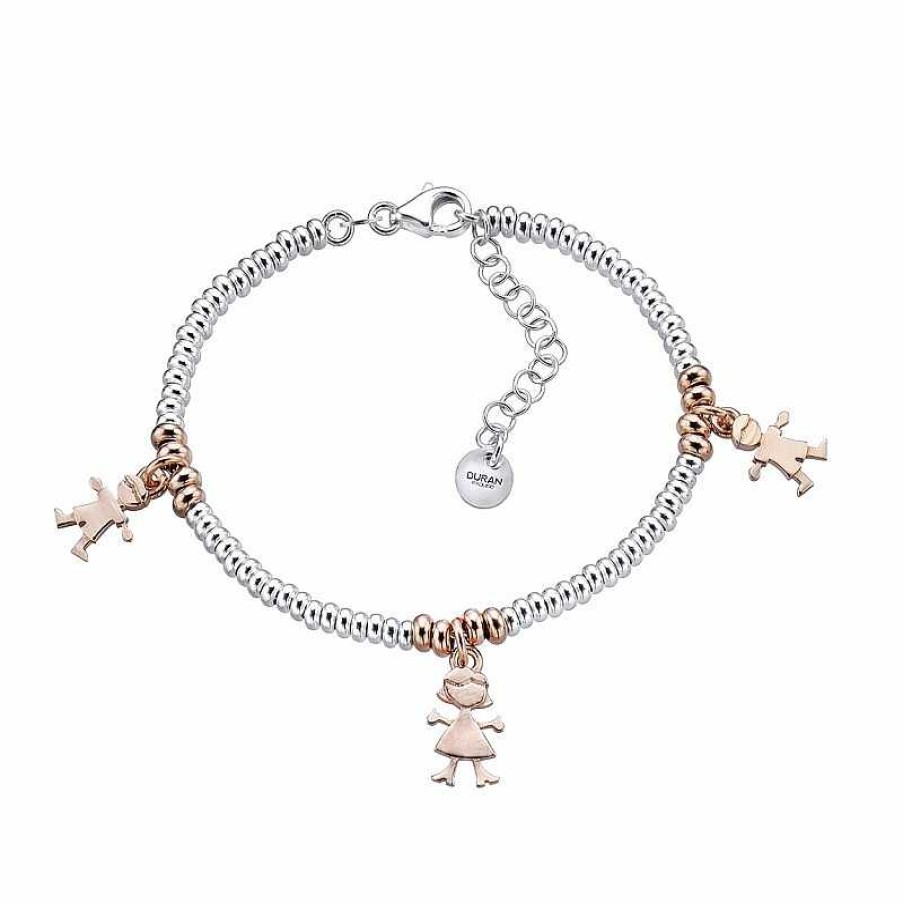 Joyer A Duran Exquse | Pulsera Duran Excuse Family Mama-Ni O-Ni O Plata Ley