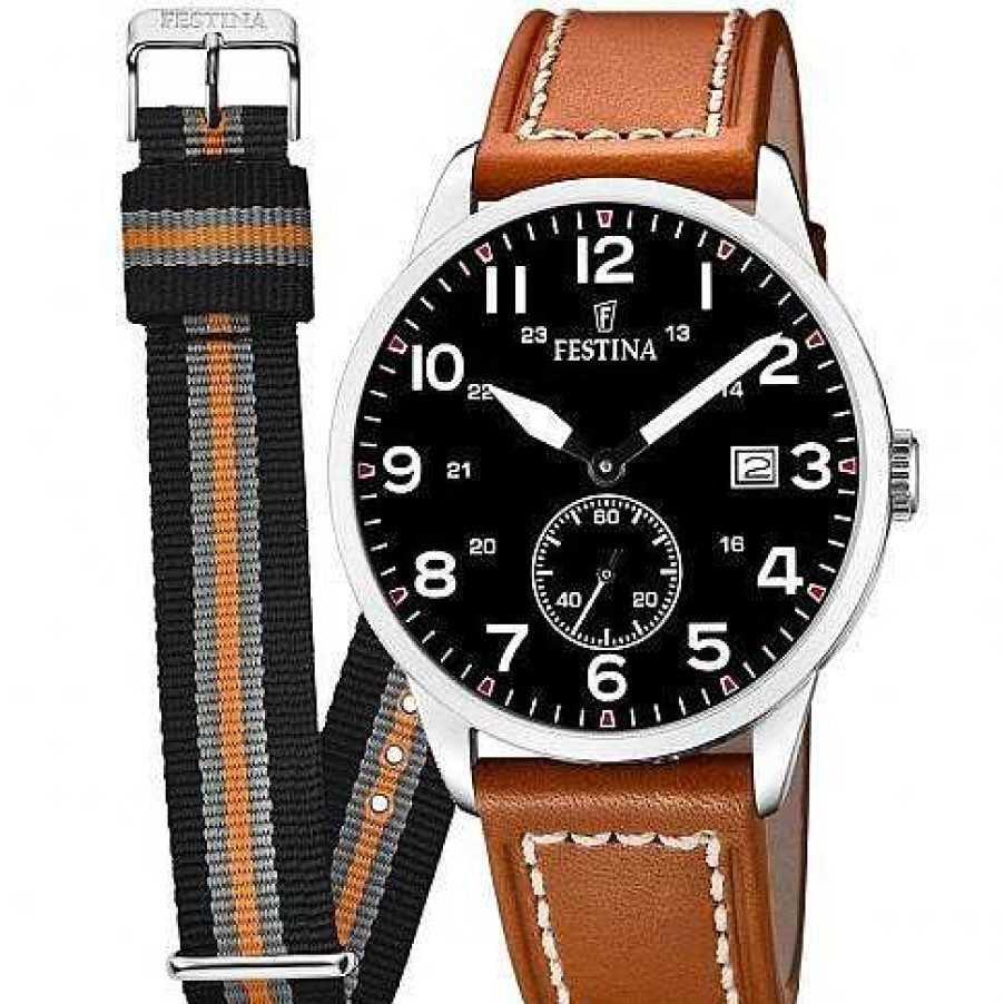 Relojes FESTINA | Festina Retro Small Second Correa Regalo