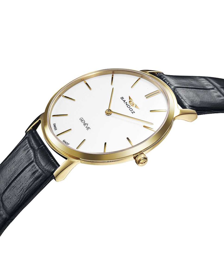 Relojes SANDOZ | Sandoz Classic&Slim Extraplano Ip Gold