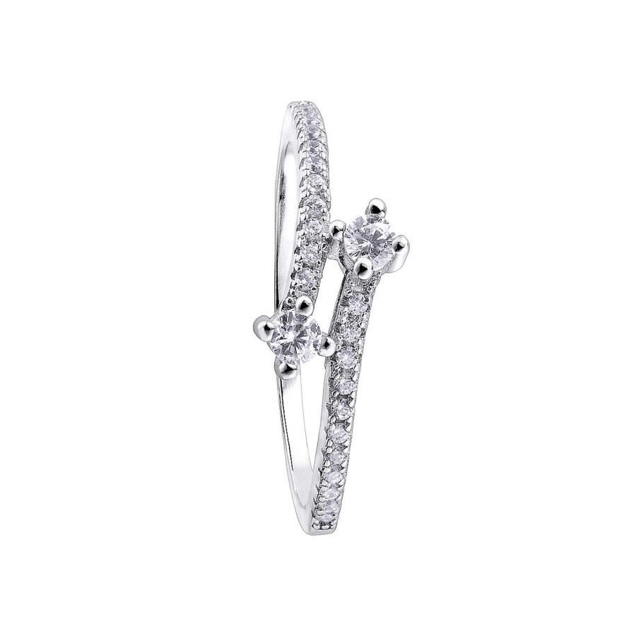 Joyer A Duran Exquse | Anillo Pretty Jewels Plata Ley / Circonitas