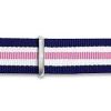 Relojes Veracruz Joyeros | Correa Nylon Azul Blanco Rosa Azul 22 Mm